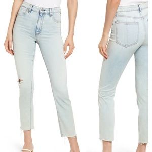 NWT Rag & Bone Nina High-Rise Ankle Cigarette Jeans
